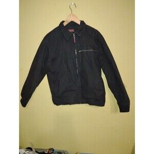 Size M Men's Wolverine  Black Button Up Work Jacket 3 Pocket A2 style Canvas